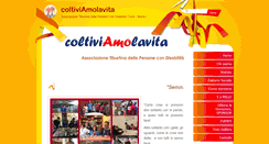 Desktop Screenshot of coltiviamolavita.org